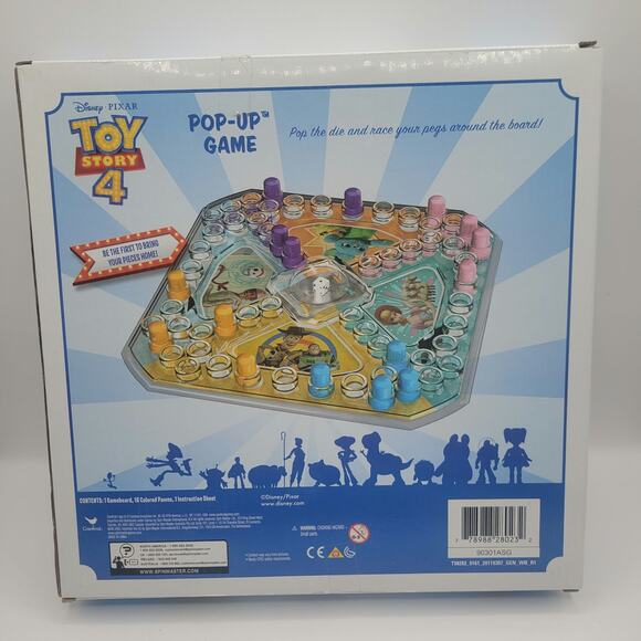 NEW Toy Story 4 Pop-Up Disney Kids Family Board Game - Picture 2 of 3